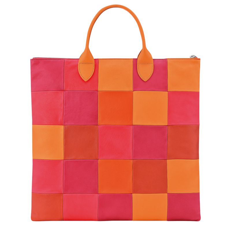 Men Longchamp Re-play L Handbag Orange / Red | Thailand-832IJDUKY
