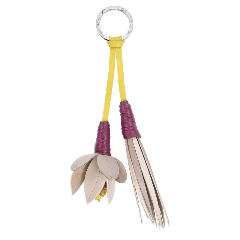 Men Longchamp Re-play Porte-clés Key Rings Beige | Thailand-914IHVPAF