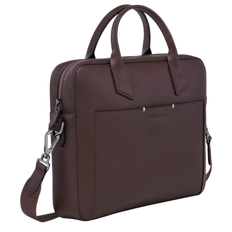 Men Longchamp Sur Seine Briefcase Beige | Thailand-487MDFTIZ