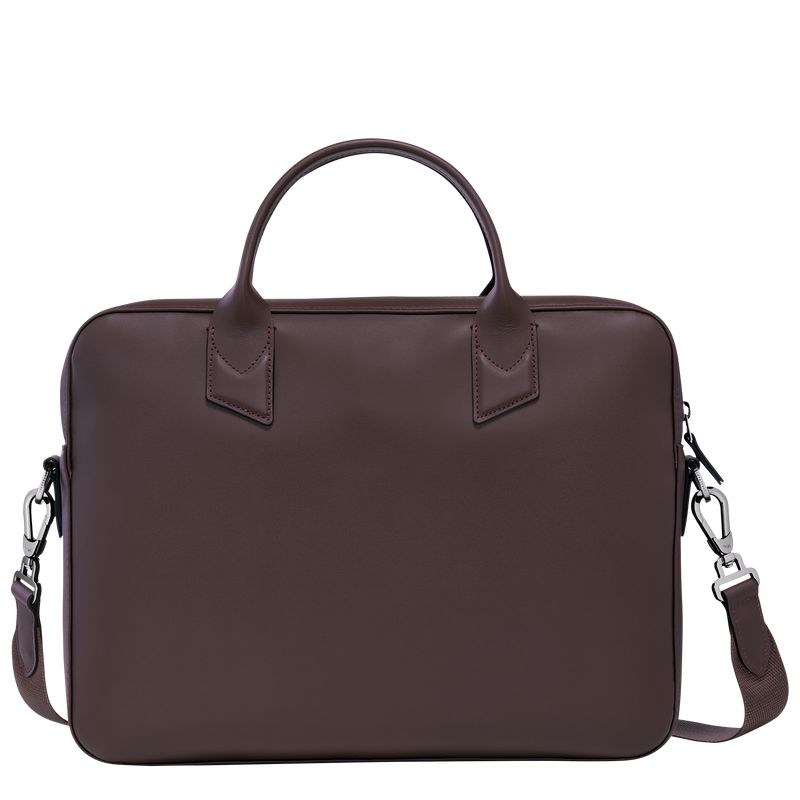 Men Longchamp Sur Seine Briefcase Beige | Thailand-487MDFTIZ