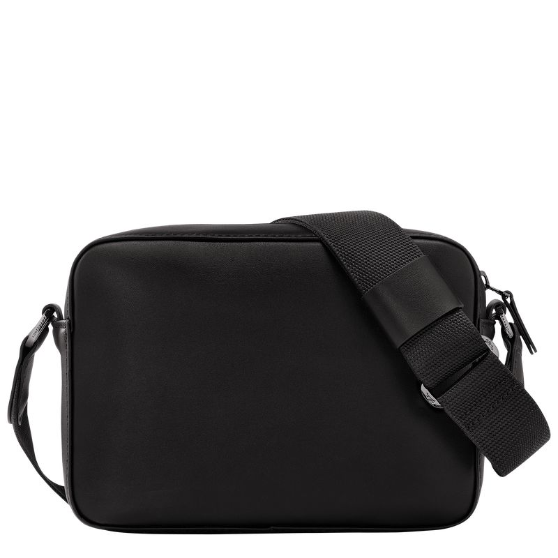 Men Longchamp Sur Seine Camera Crossbody Bag Black | Thailand-394PESQWN