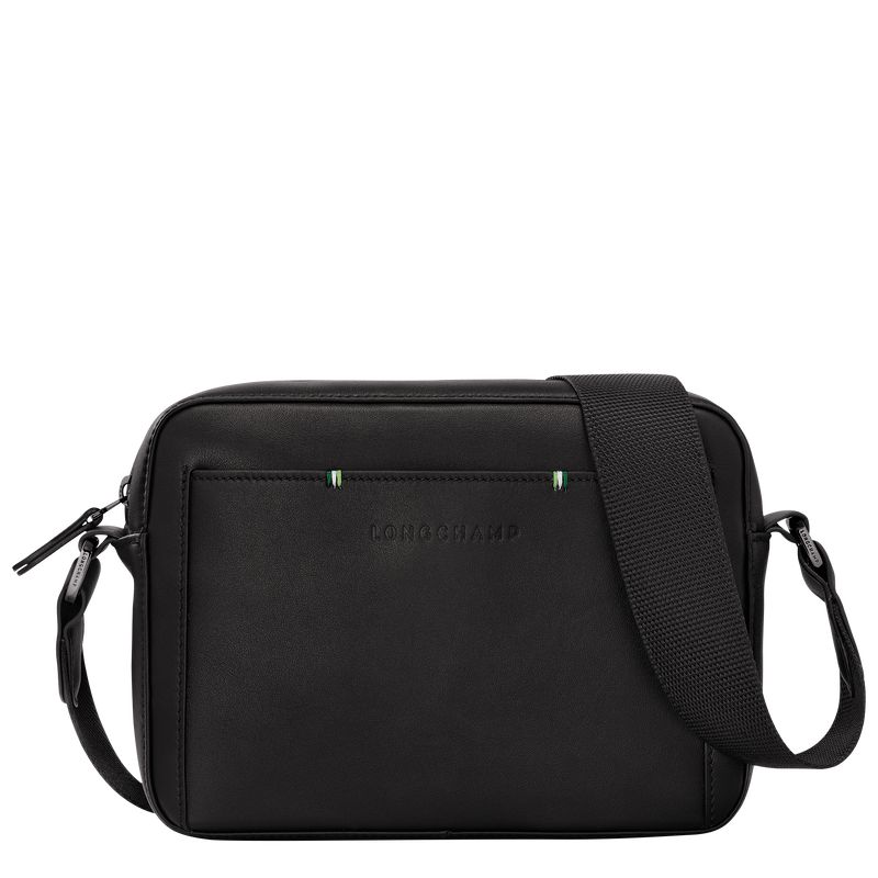 Men Longchamp Sur Seine Camera Crossbody Bag Black | Thailand-394PESQWN