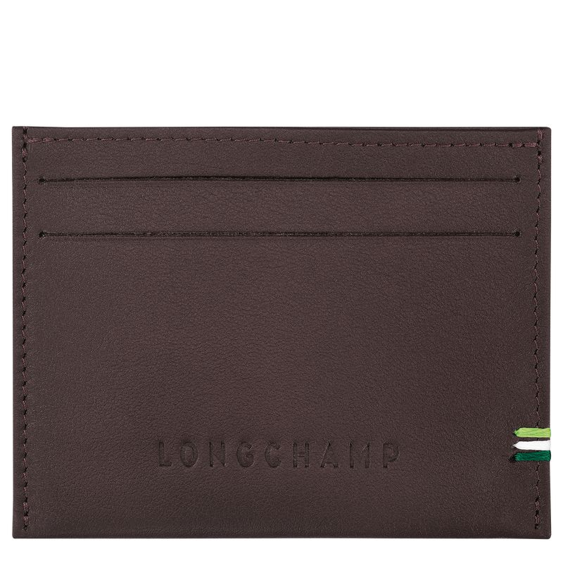 Men Longchamp Sur Seine Card Holder Beige | Thailand-021WKQDRE