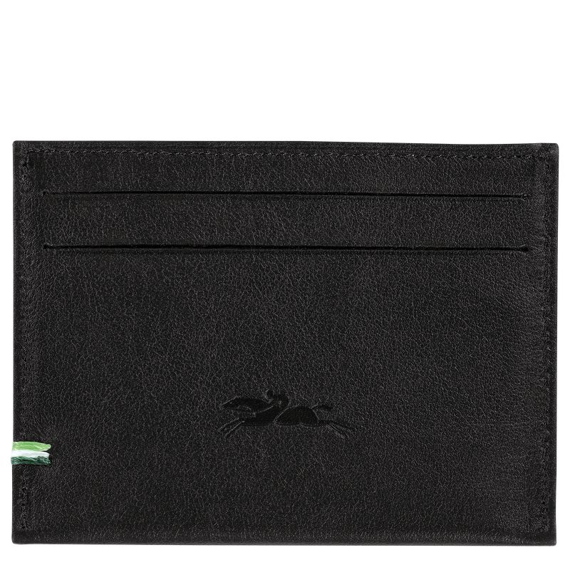 Men Longchamp Sur Seine Card Holder Black | Thailand-594OPBRCQ