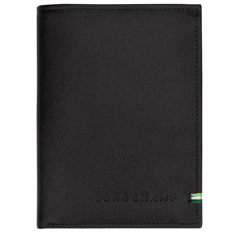 Men Longchamp Sur Seine Wallet Black | Thailand-928OQWRML