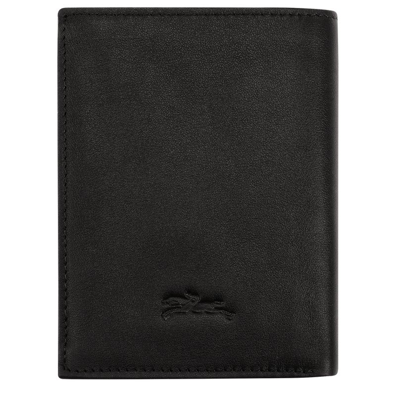 Men Longchamp Sur Seine Wallet Black | Thailand-876OLJDTI