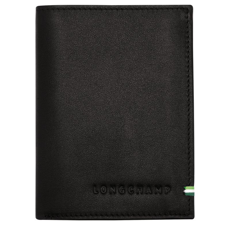 Men Longchamp Sur Seine Wallet Black | Thailand-876OLJDTI