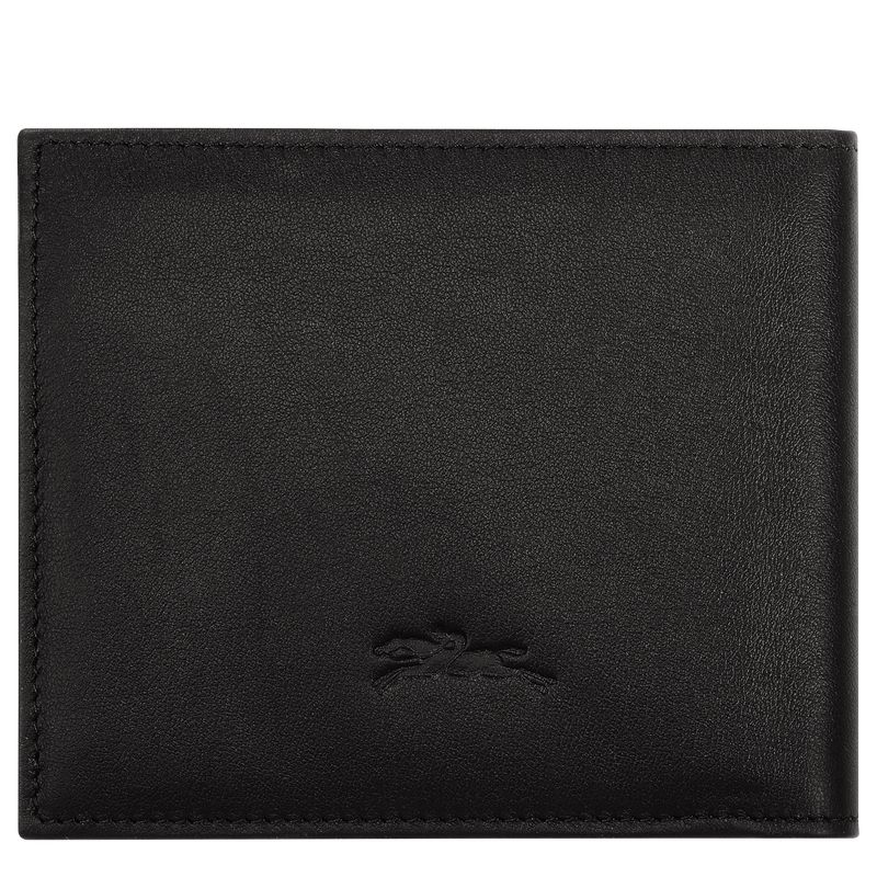 Men Longchamp Sur Seine Wallet Black | Thailand-286LHWFIP