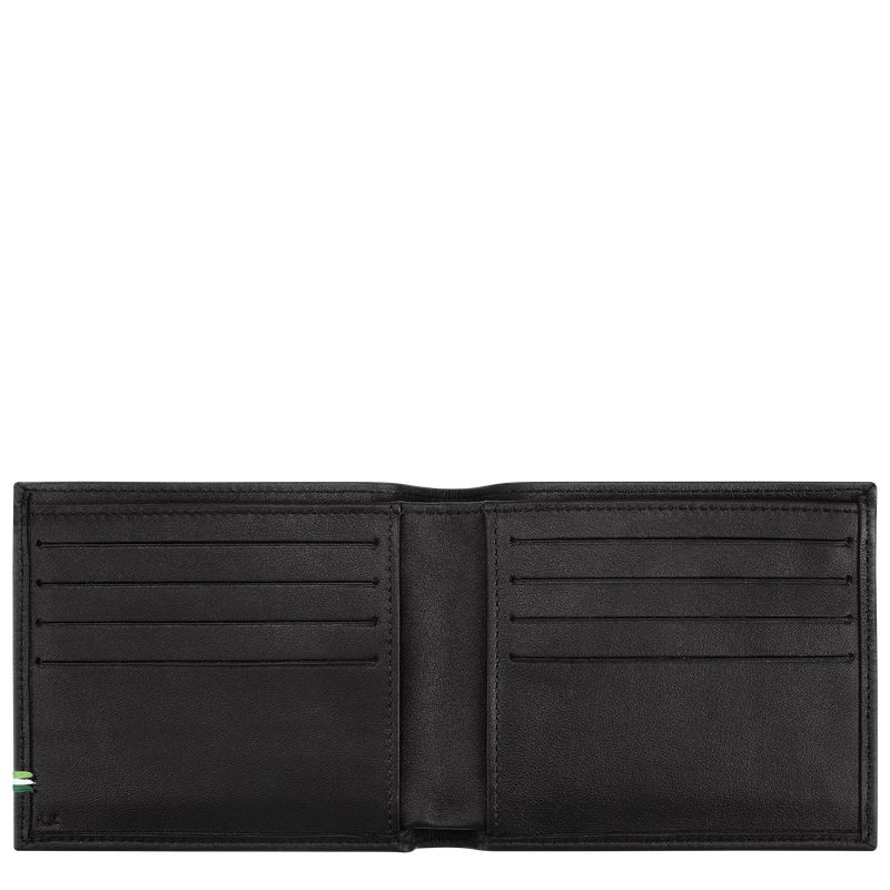 Men Longchamp Sur Seine Wallet Black | Thailand-286LHWFIP