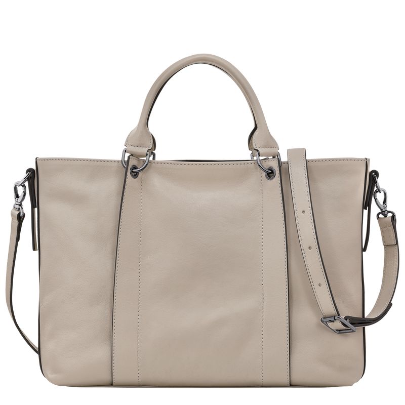 Women Longchamp 3D L Handbag Beige | Thailand-204VIBRCO