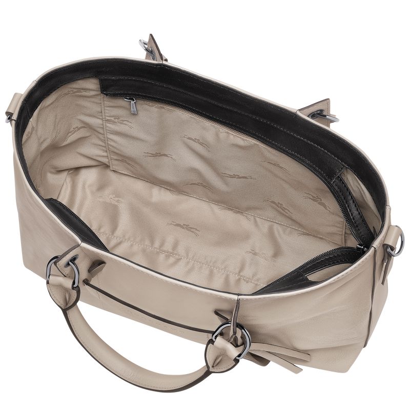 Women Longchamp 3D L Handbag Beige | Thailand-204VIBRCO