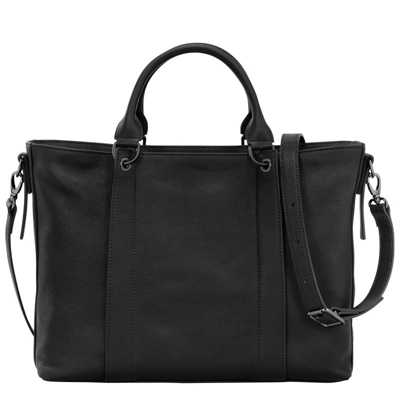 Women Longchamp 3D L Handbag Black | Thailand-152NTHAFV