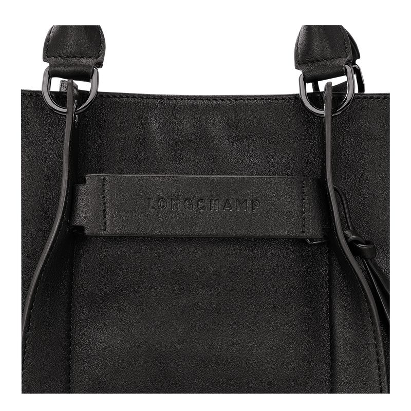 Women Longchamp 3D L Handbag Black | Thailand-152NTHAFV