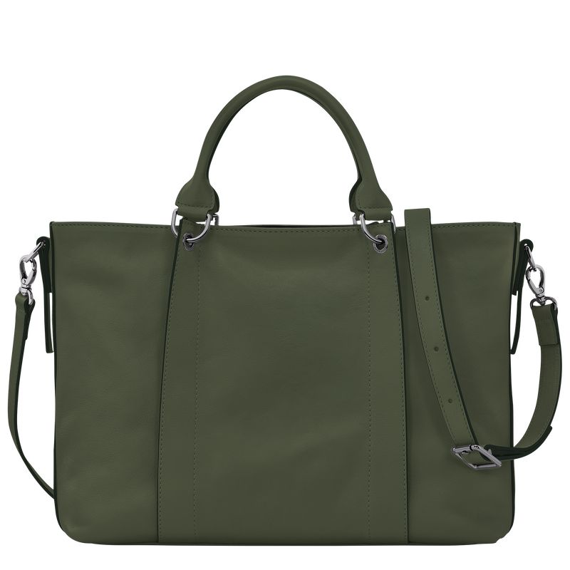 Women Longchamp 3D L Handbag Khaki | Thailand-763CGMAHV