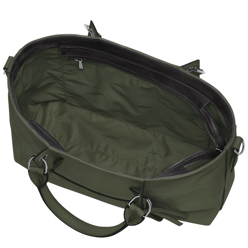 Women Longchamp 3D L Handbag Khaki | Thailand-763CGMAHV