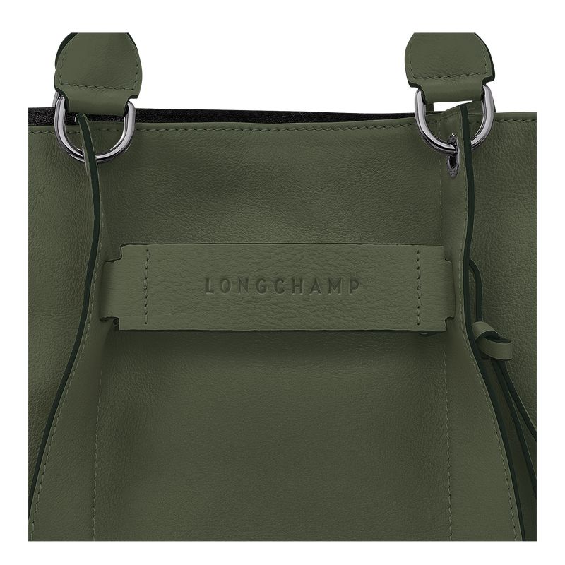 Women Longchamp 3D L Handbag Khaki | Thailand-763CGMAHV