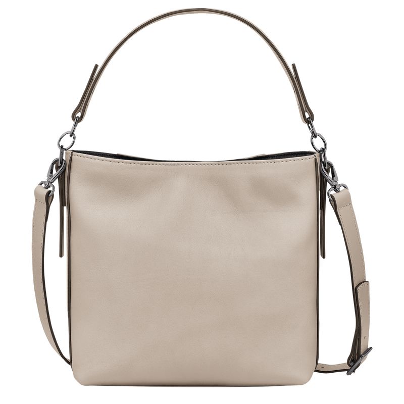 Women Longchamp 3D S Crossbody Bag Beige | Thailand-579KXCWLO