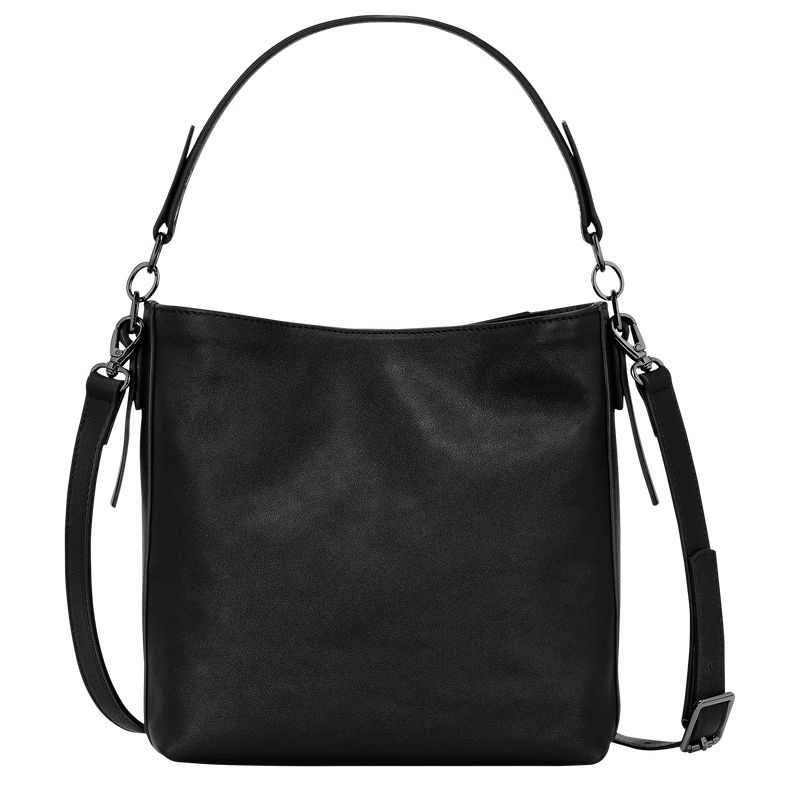 Women Longchamp 3D S Crossbody Bag Black | Thailand-584CPMEVY