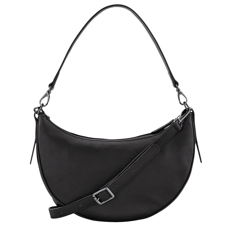 Women Longchamp 3D S Crossbody Bag Black | Thailand-154TKHSJL