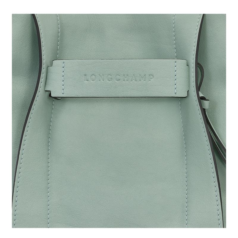 Women Longchamp 3D S Crossbody Bag Blue Green | Thailand-857NKFGYL