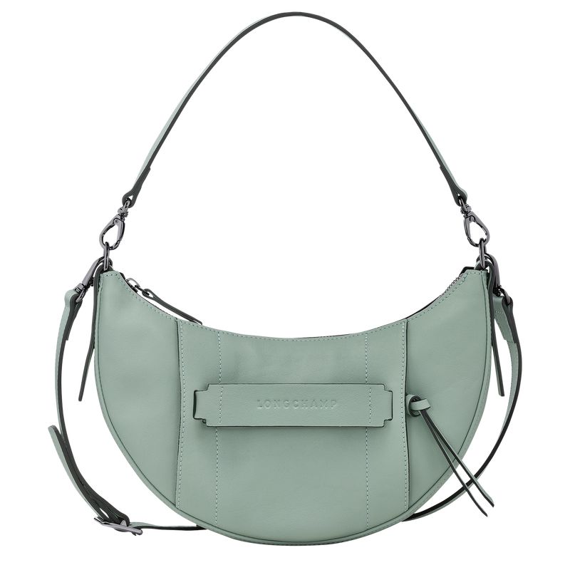 Women Longchamp 3D S Crossbody Bag Blue Green | Thailand-941REPZWK