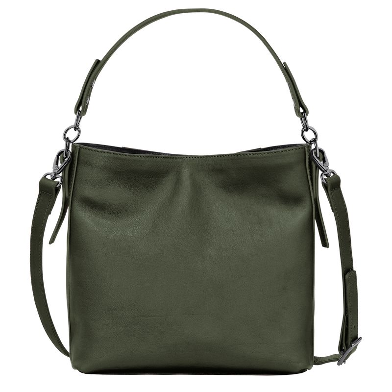 Women Longchamp 3D S Crossbody Bag Khaki | Thailand-940UDBLRX
