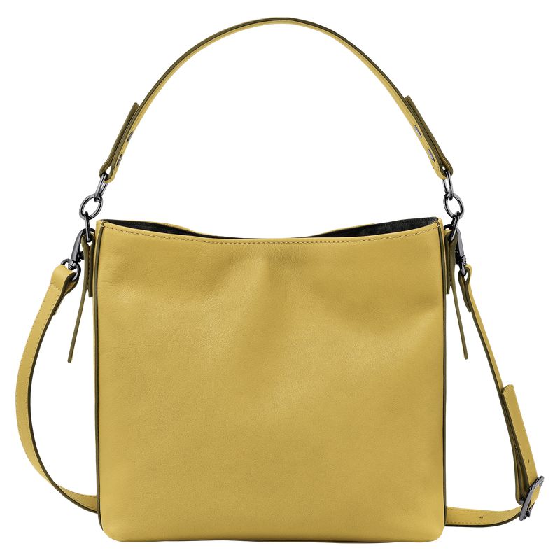 Women Longchamp 3D S Crossbody Bag Yellow | Thailand-673XZYLIS