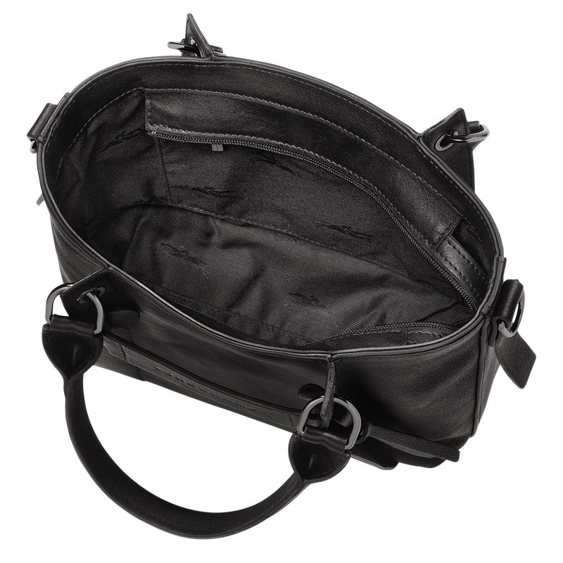 Women Longchamp 3D S Handbag Black | Thailand-928CKOYTJ