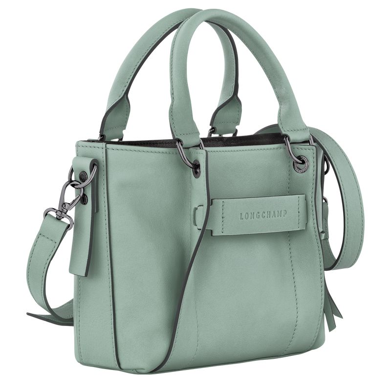 Women Longchamp 3D S Handbag Blue Green | Thailand-690GKCFTQ