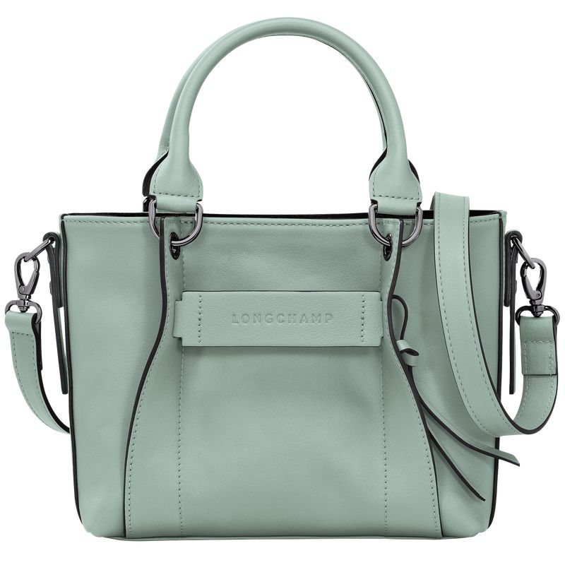 Women Longchamp 3D S Handbag Blue Green | Thailand-690GKCFTQ