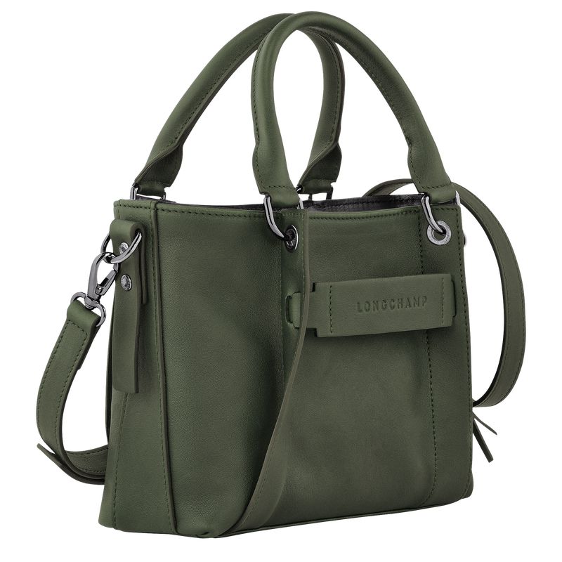 Women Longchamp 3D S Handbag Khaki | Thailand-670SWBRHL