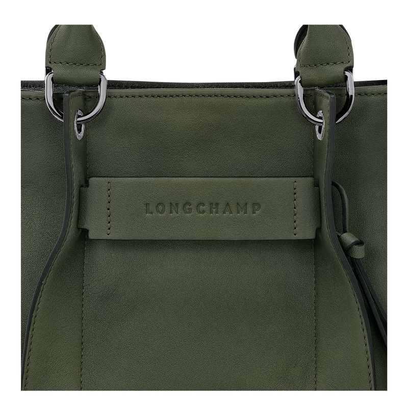Women Longchamp 3D S Handbag Khaki | Thailand-670SWBRHL