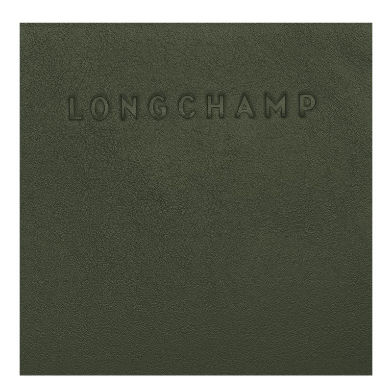 Women Longchamp 3D Wallet Khaki | Thailand-543SRKBQZ