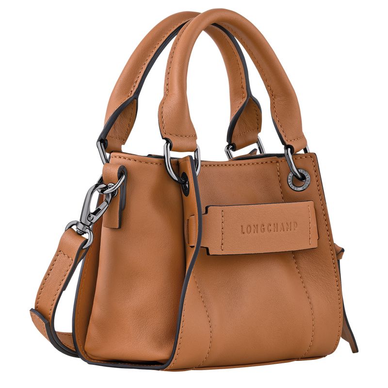 Women Longchamp 3D Xs Handbag Beige | Thailand-698SEXAZT