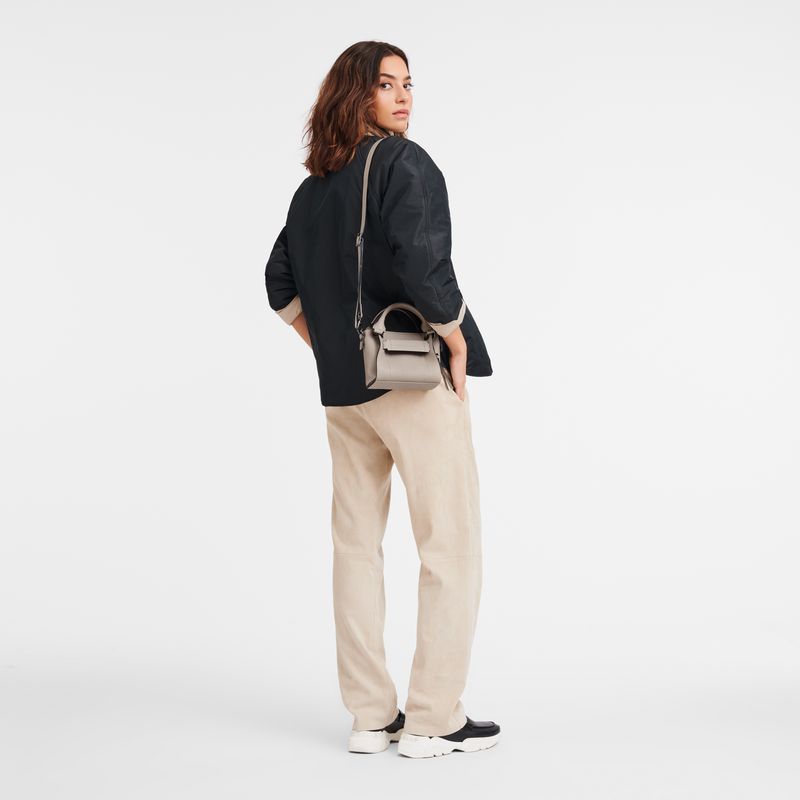 Women Longchamp 3D Xs Handbag Beige | Thailand-815BIFJMG