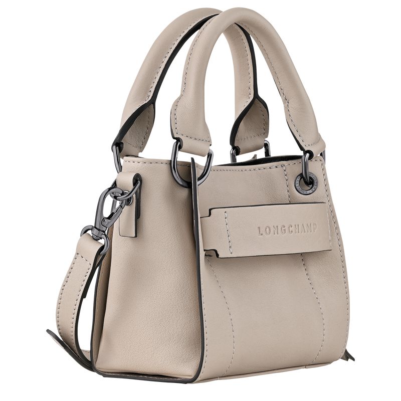 Women Longchamp 3D Xs Handbag Beige | Thailand-815BIFJMG