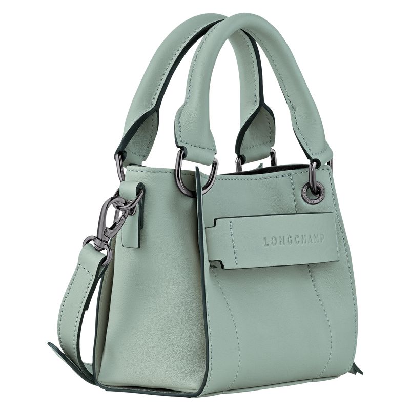 Women Longchamp 3D Xs Handbag Blue Green | Thailand-526PKNFOC