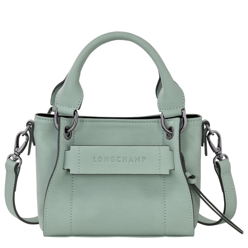 Women Longchamp 3D Xs Handbag Blue Green | Thailand-526PKNFOC