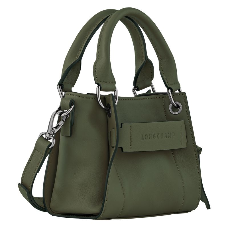 Women Longchamp 3D Xs Handbag Khaki | Thailand-205HWGTPV