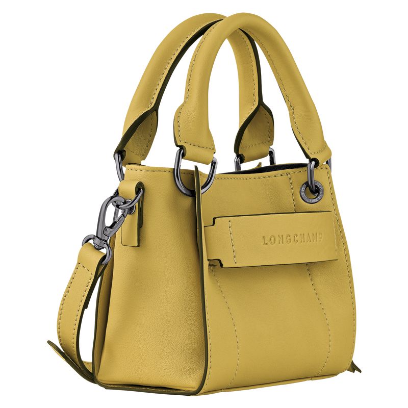 Women Longchamp 3D Xs Handbag Yellow | Thailand-183XPOMDT