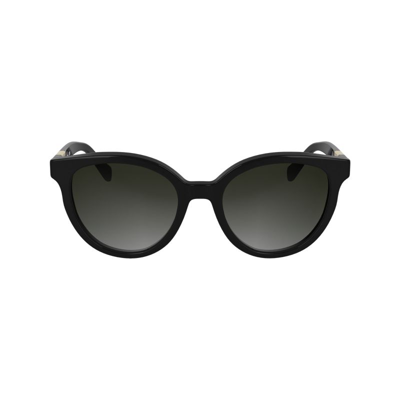 Women Longchamp Acetate Sunglasses Black | Thailand-197FNYABU