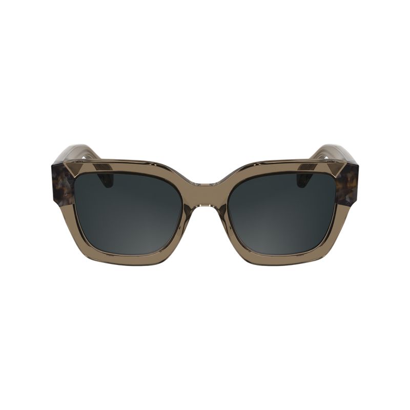 Women Longchamp Acetate Sunglasses Brown | Thailand-162XKMOFT