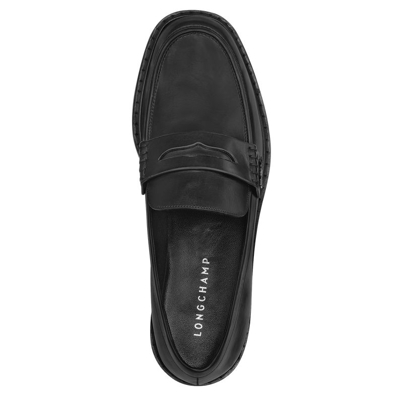 Women Longchamp Au Sultan Loafers Black | Thailand-650CARUEP