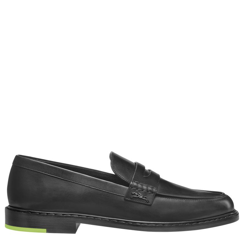 Women Longchamp Au Sultan Loafers Black | Thailand-650CARUEP