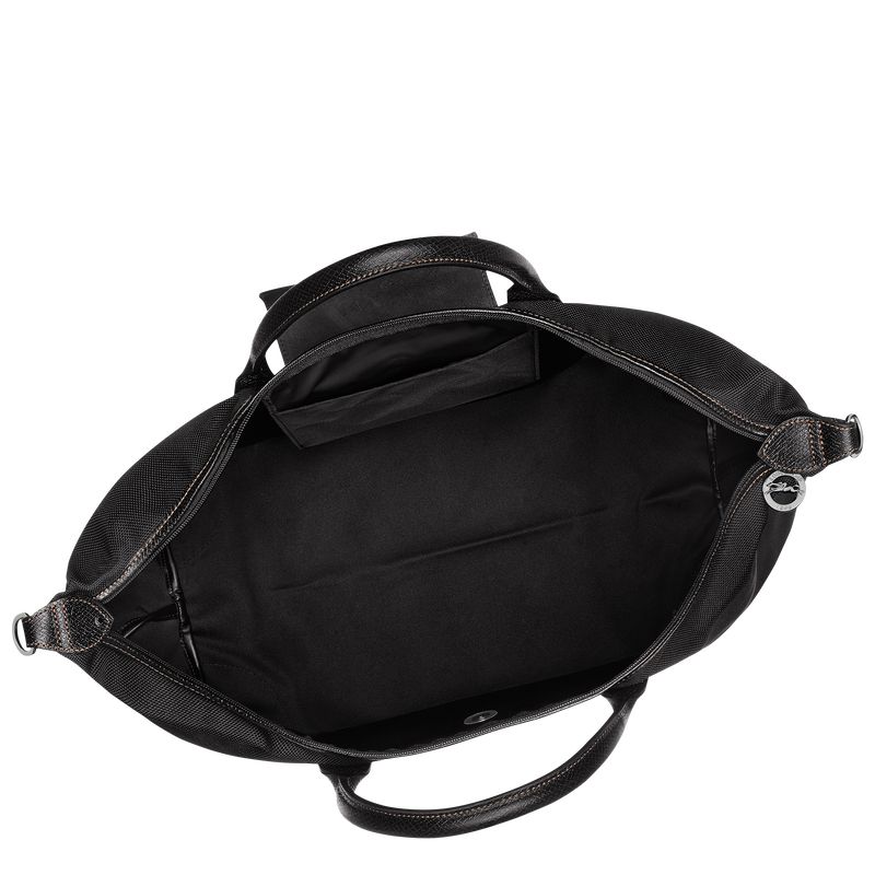 Women Longchamp Boxford L Travel Bag Black | Thailand-107UVKRLZ