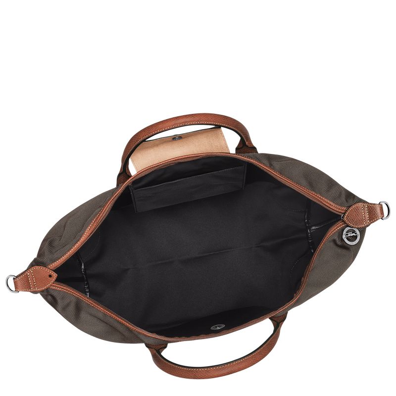 Women Longchamp Boxford L Travel Bag Brown | Thailand-018LZYWVS