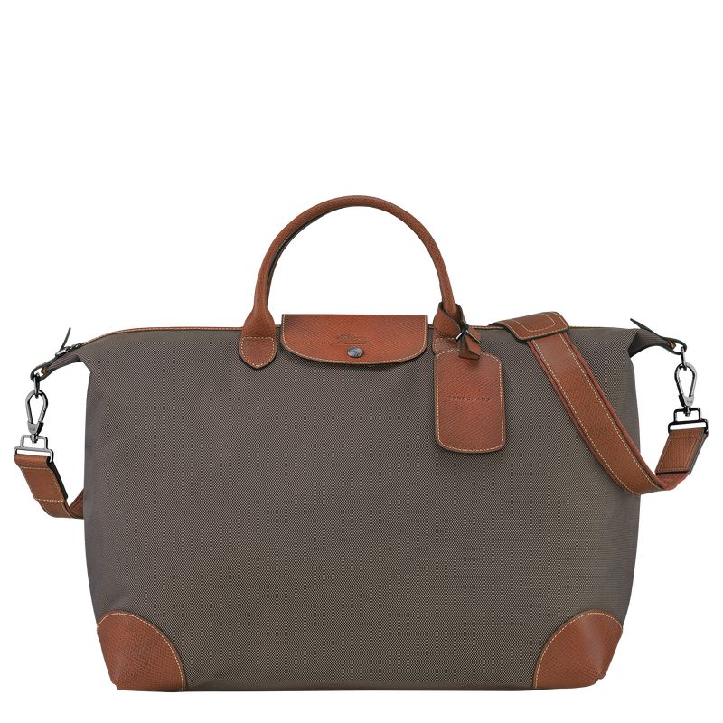 Women Longchamp Boxford L Travel Bag Brown | Thailand-018LZYWVS