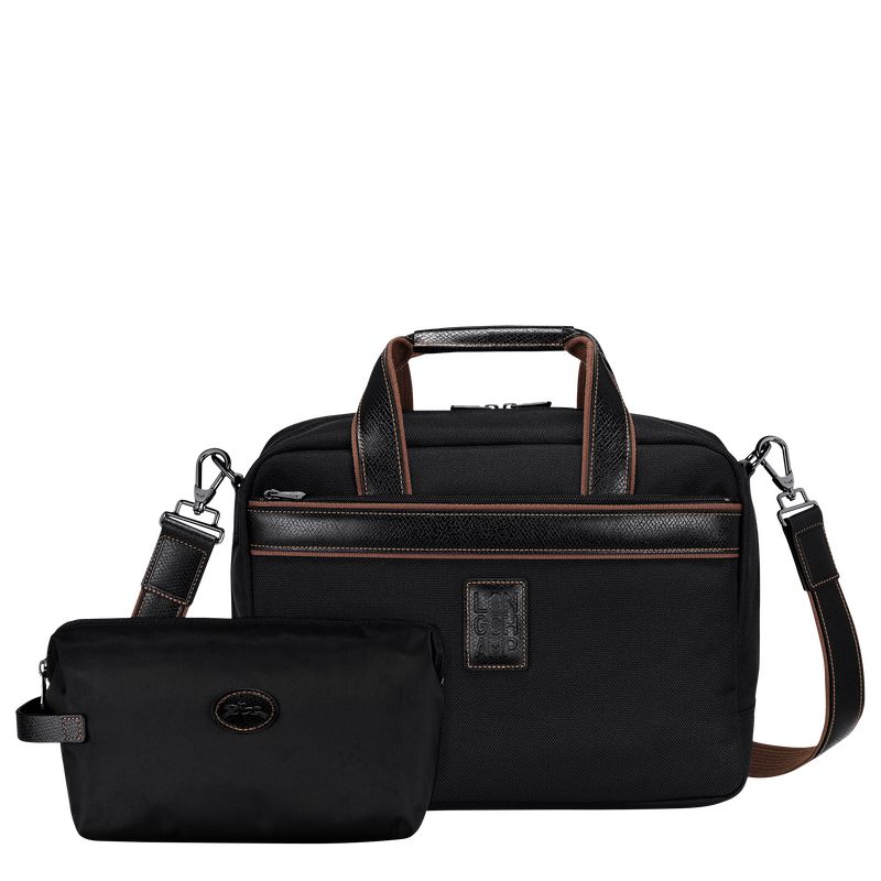 Women Longchamp Boxford S Travel Bag Black | Thailand-698SUZADR