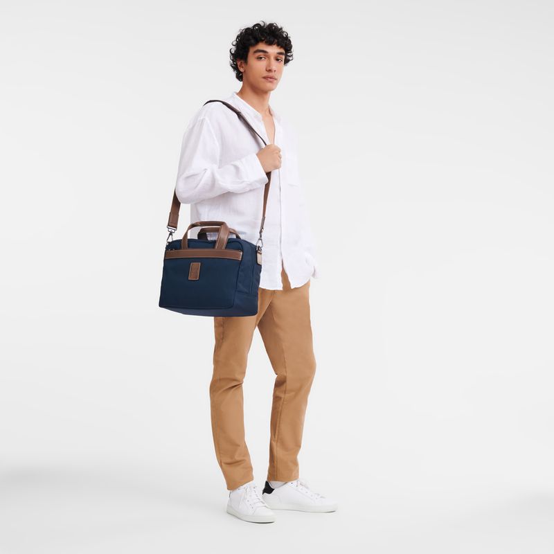 Women Longchamp Boxford S Travel Bag Blue | Thailand-693FLXUBI