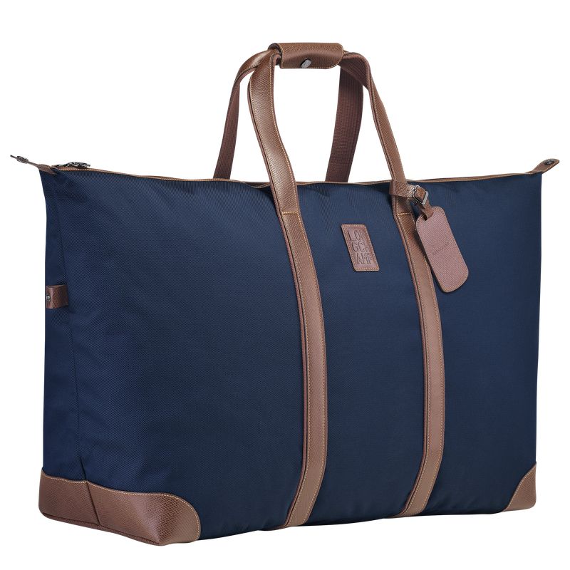Women Longchamp Boxford Xl Travel Bag Blue | Thailand-546OUPXNV